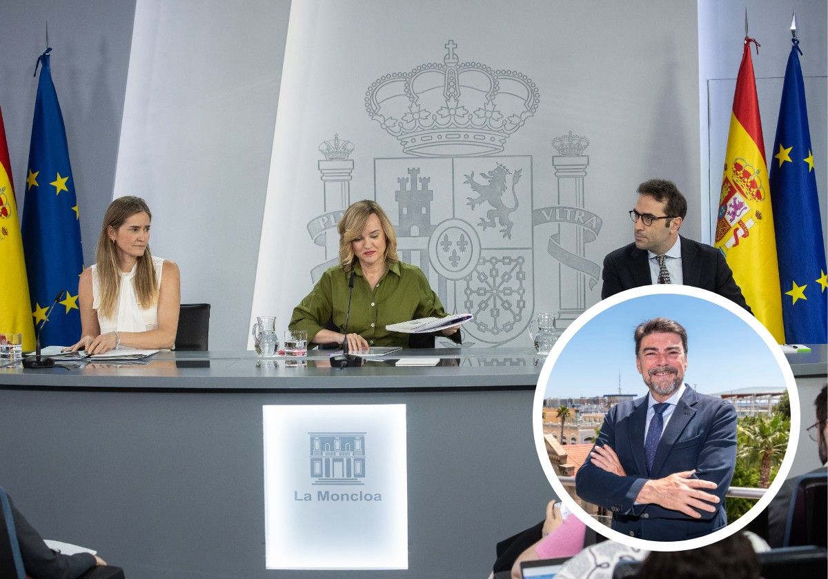 Press conference by the Government to announce the decision on the takeover bid/The Mayor of Alicante, Luis Barcala, in an interview with TodoAlicante.