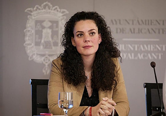La concejal Cristina Cutanda.