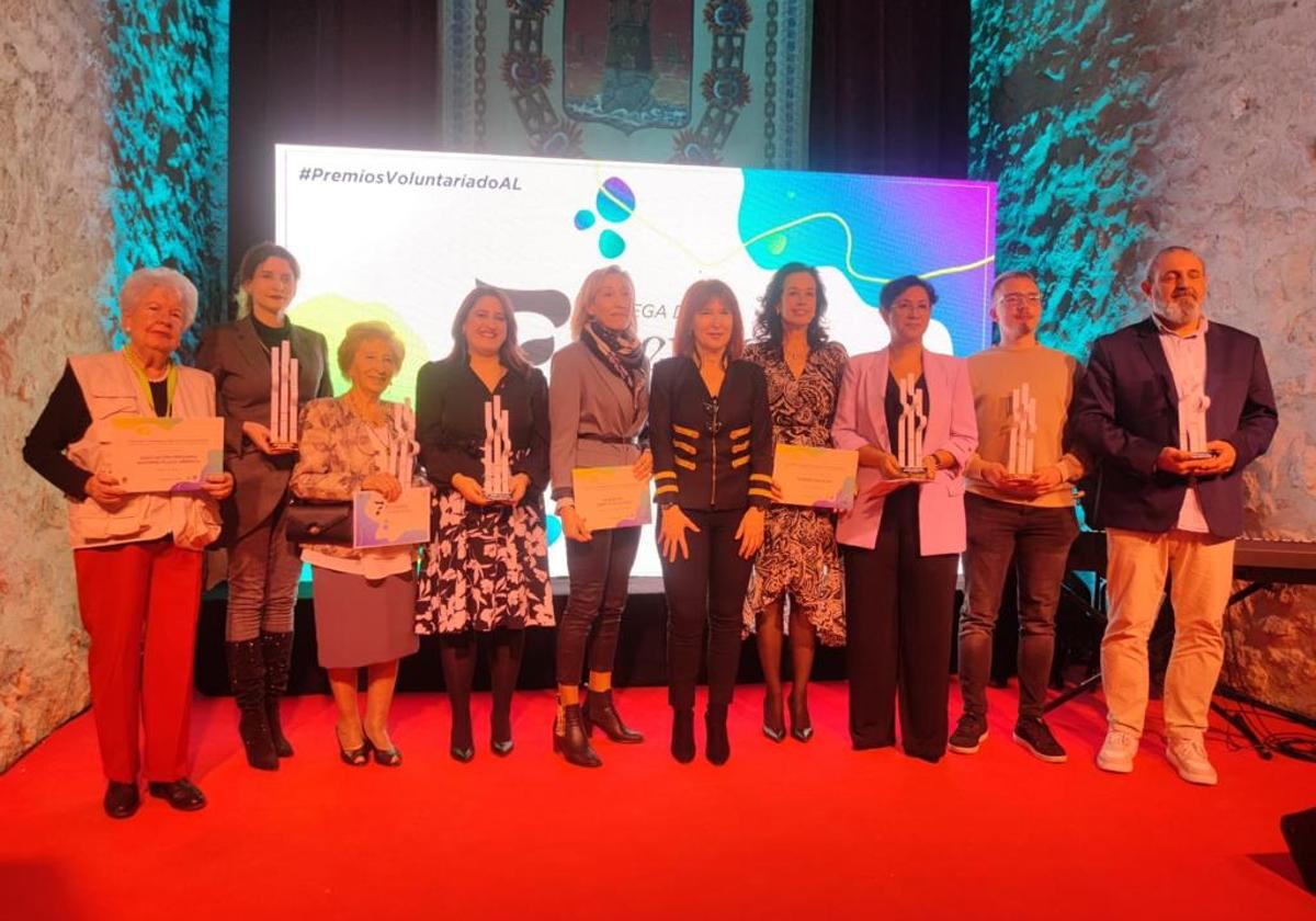 Award ceremony for volunteering in Alicante in an archive image.