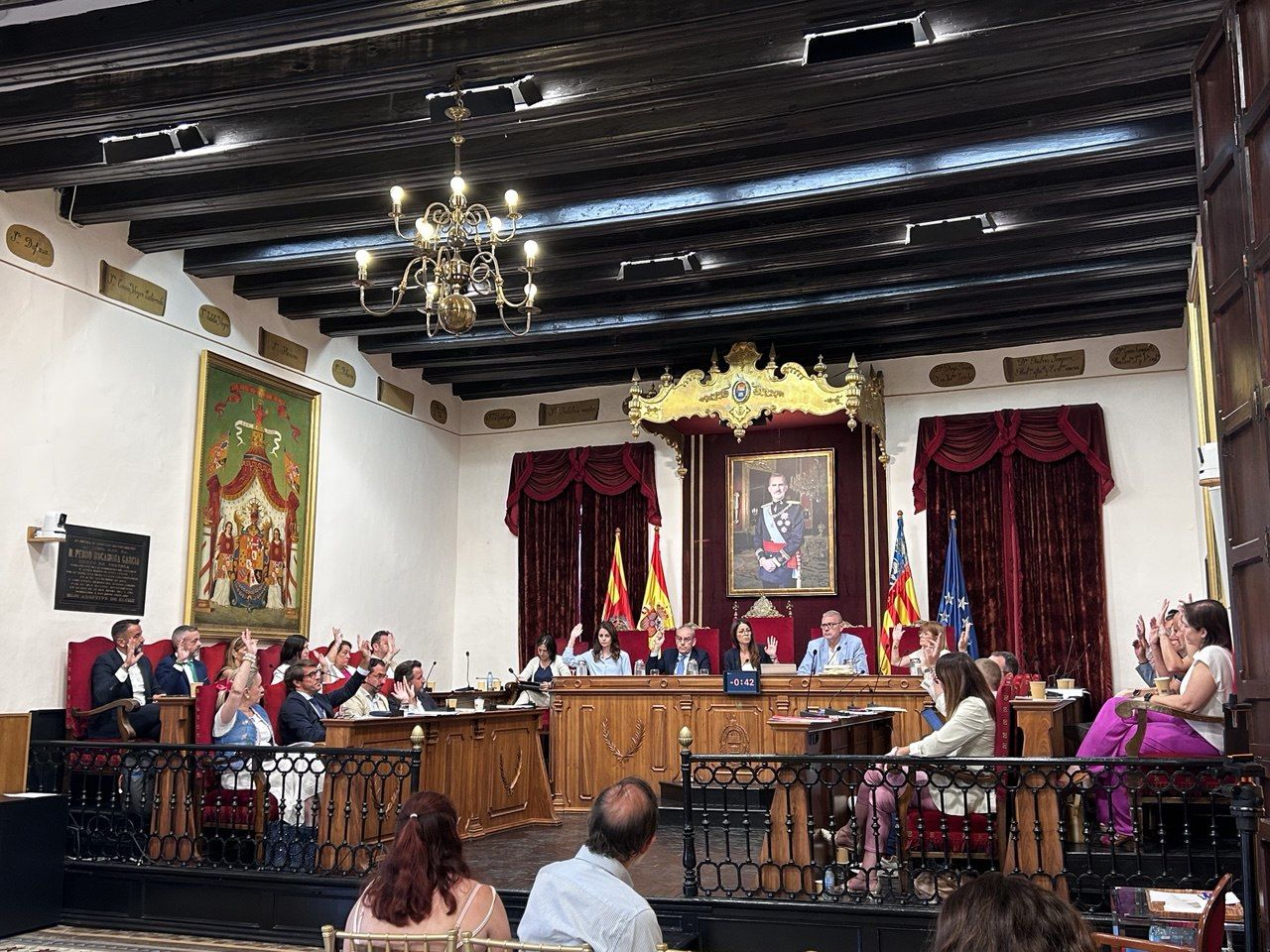 Elche City Council Meeting.