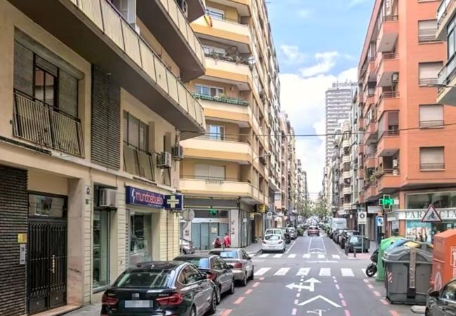 Germany Street in Alicante, where there will be power outages.