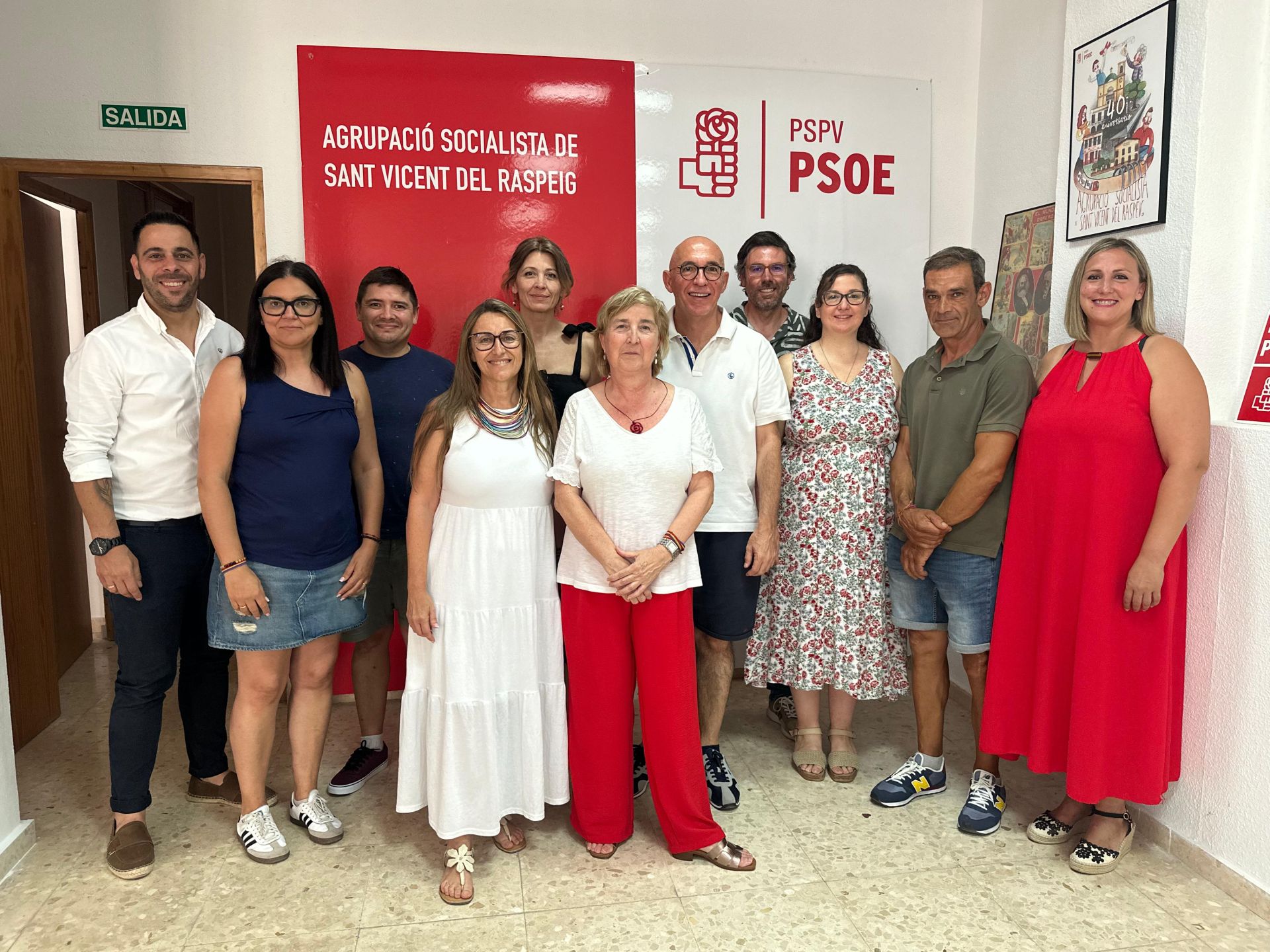 New executive committee of PSOE in San Vicente.