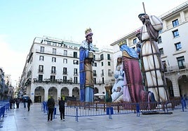Belén gigante de Alicante durante la última Navidad.