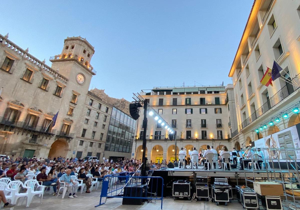 Concierto del ciclo 'Summer Brass Alicante'.