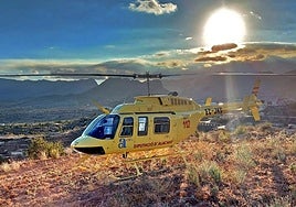 Imagen de archivo de un helicóptero de la Diputación de Alicante.