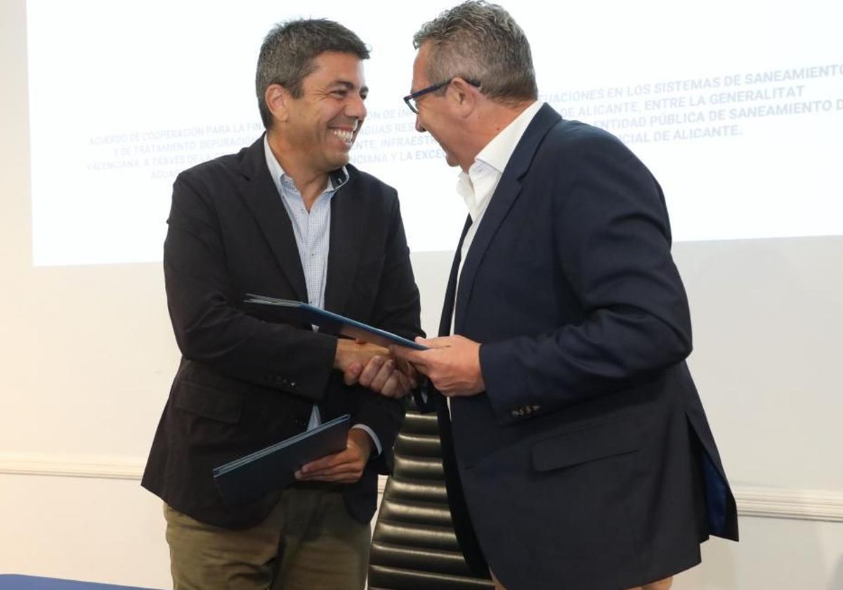 Carlos Mazón y Toni Perez