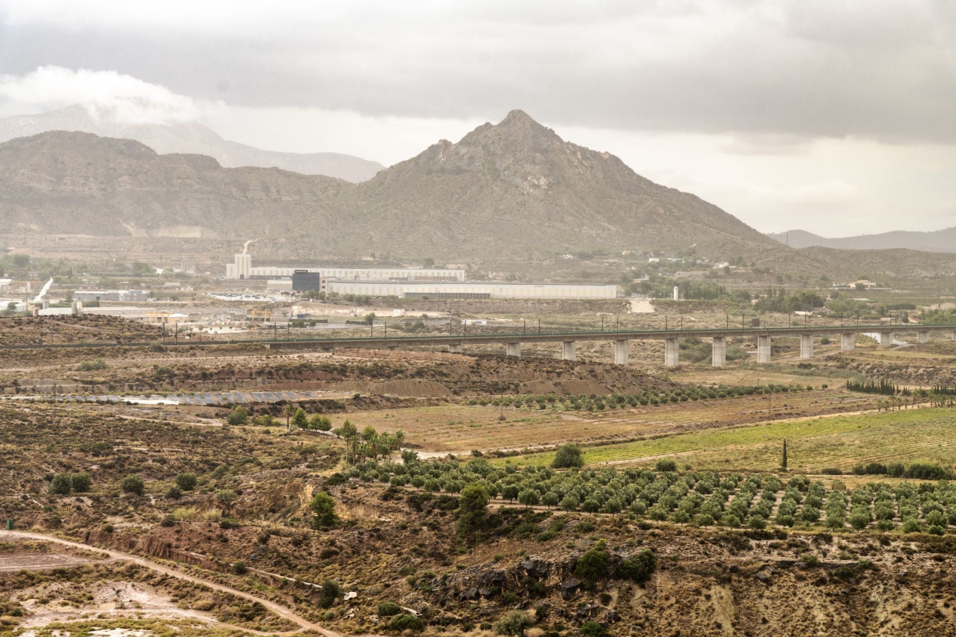 Rainy day in Alicante's interior.