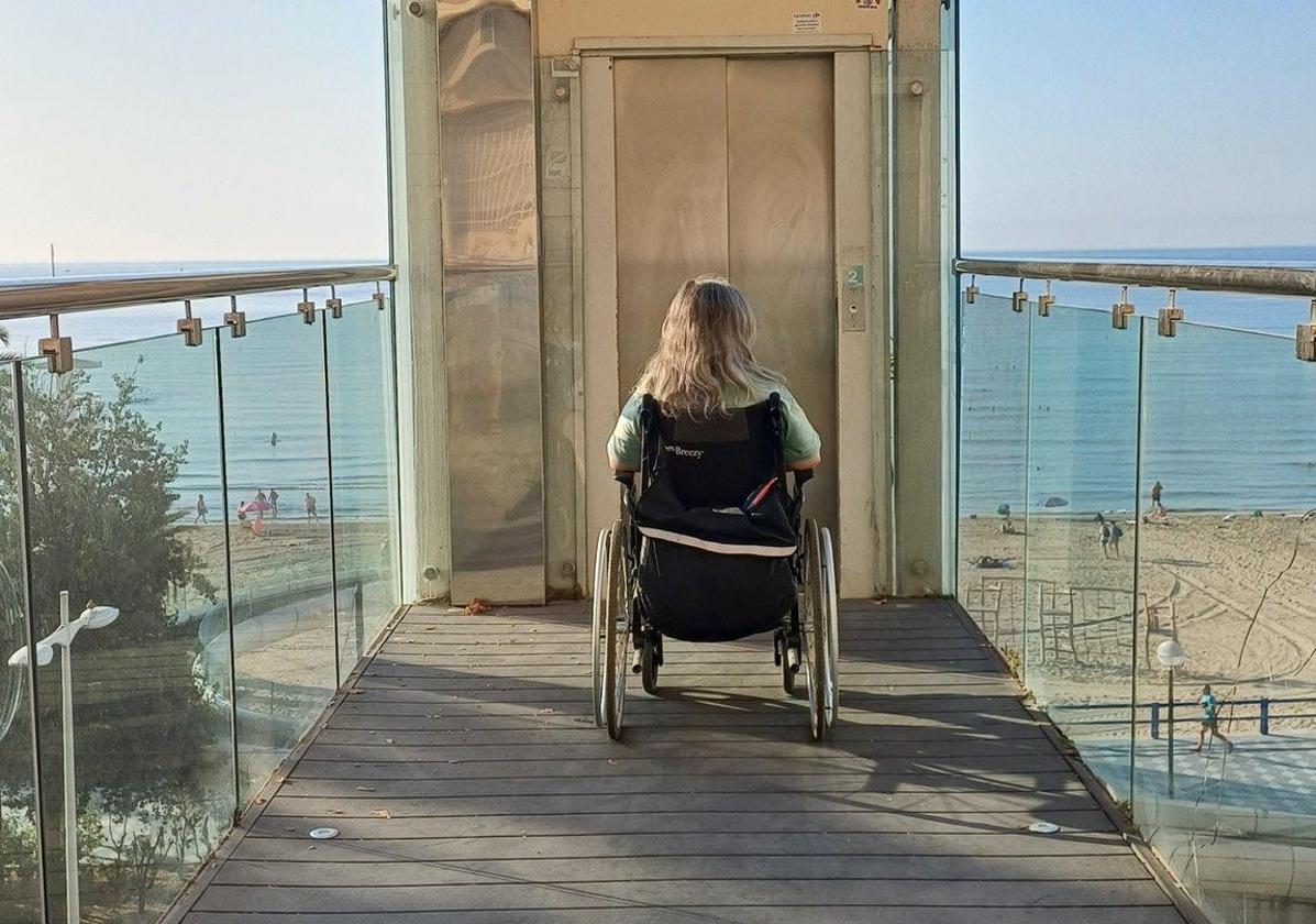A user of the elevator.