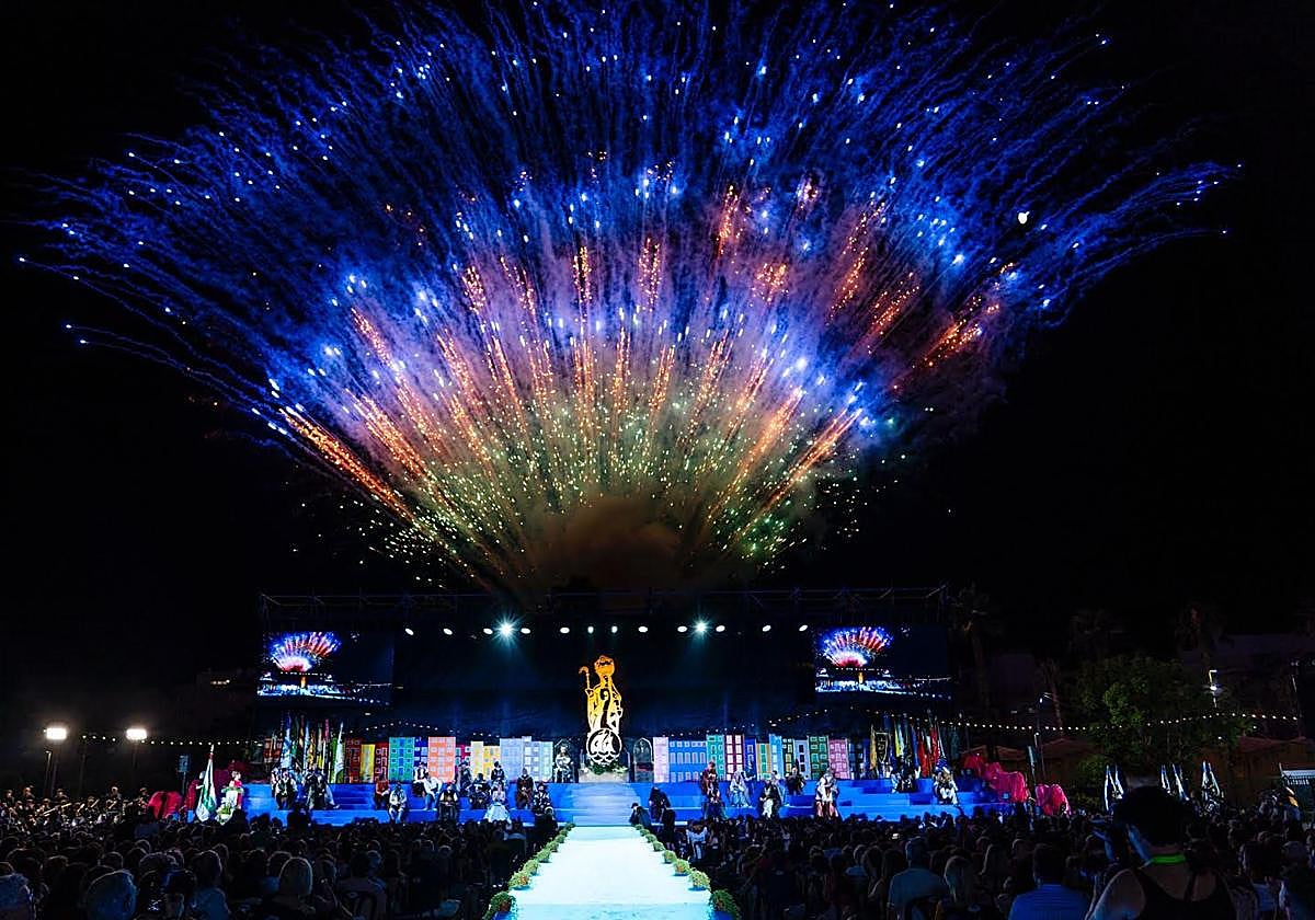 Momento del acto de presentación oficial de los cargos festeros de las fiestas de Moros y Cristianos 2025.