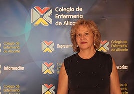 Montserrat Angulo Perea, Presidenta del Colegio de Enfermería de Alicante.