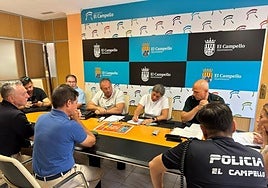 Reunión de coordinación en el Ayuntamiento de El Campello.