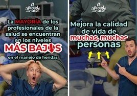 Jose Piedecausa y José Francisco Villalba, responsables de la cuenta @aprendeacurar.