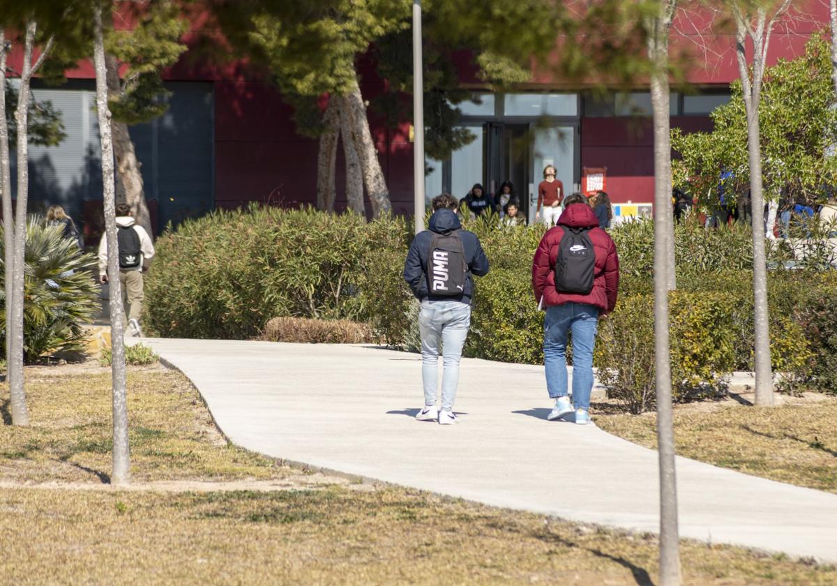 Students at the UMH Campus in Elche.