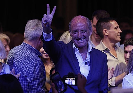 Francisco Camps, este miércoles, en Valencia