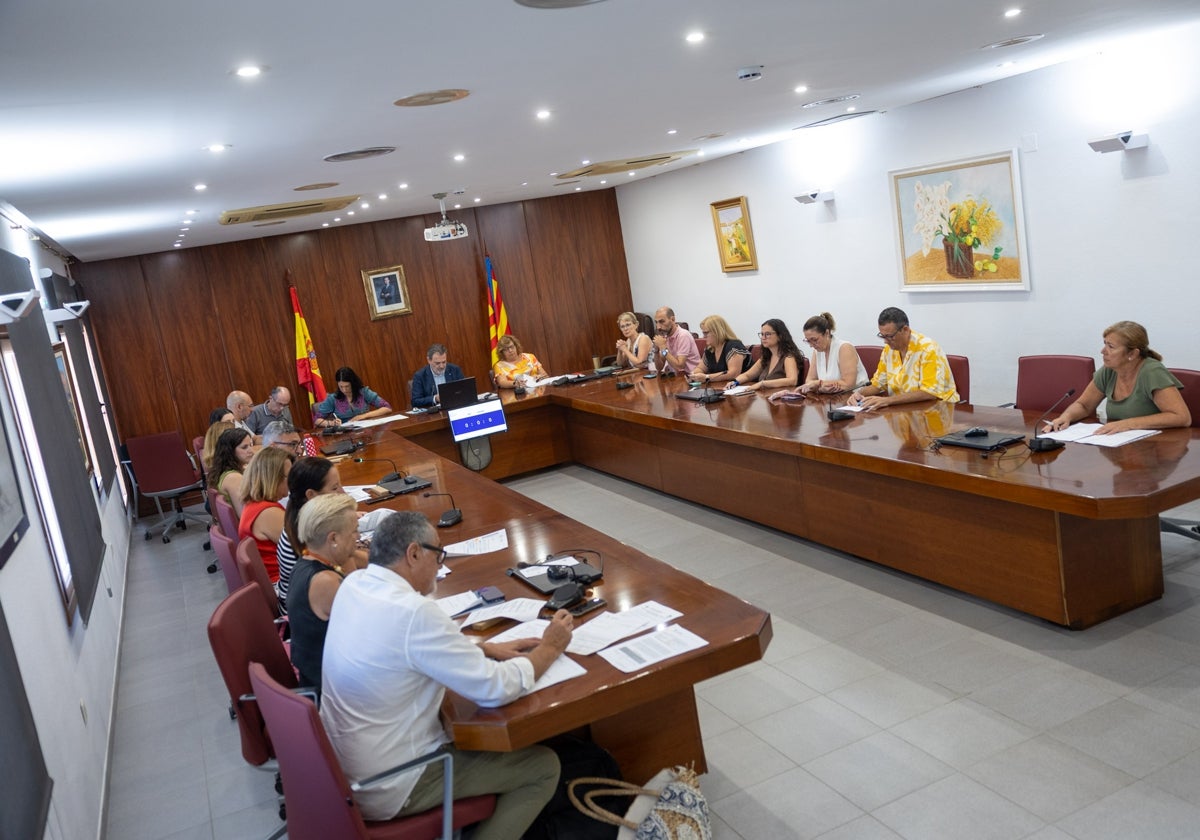 Image of the plenary session at the Town Hall of l'Alfàs del Pi