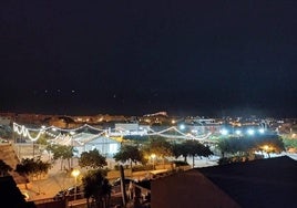 Un racó durante las Hogueras.