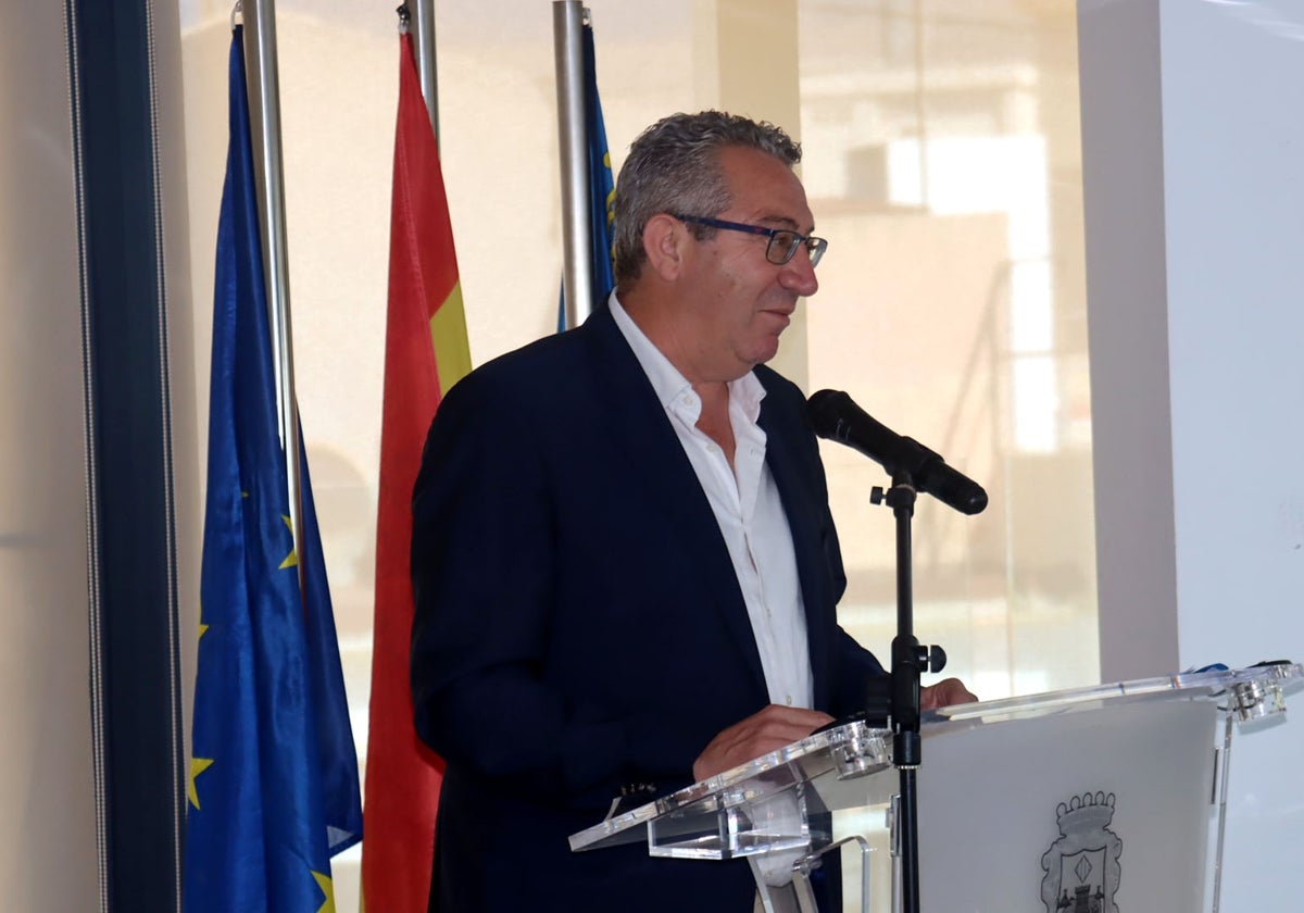 Toni Pérez, this morning, in Benidorm