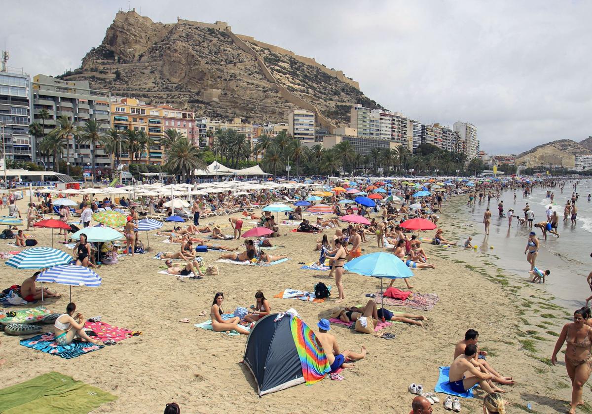 Postiguet Beach.
