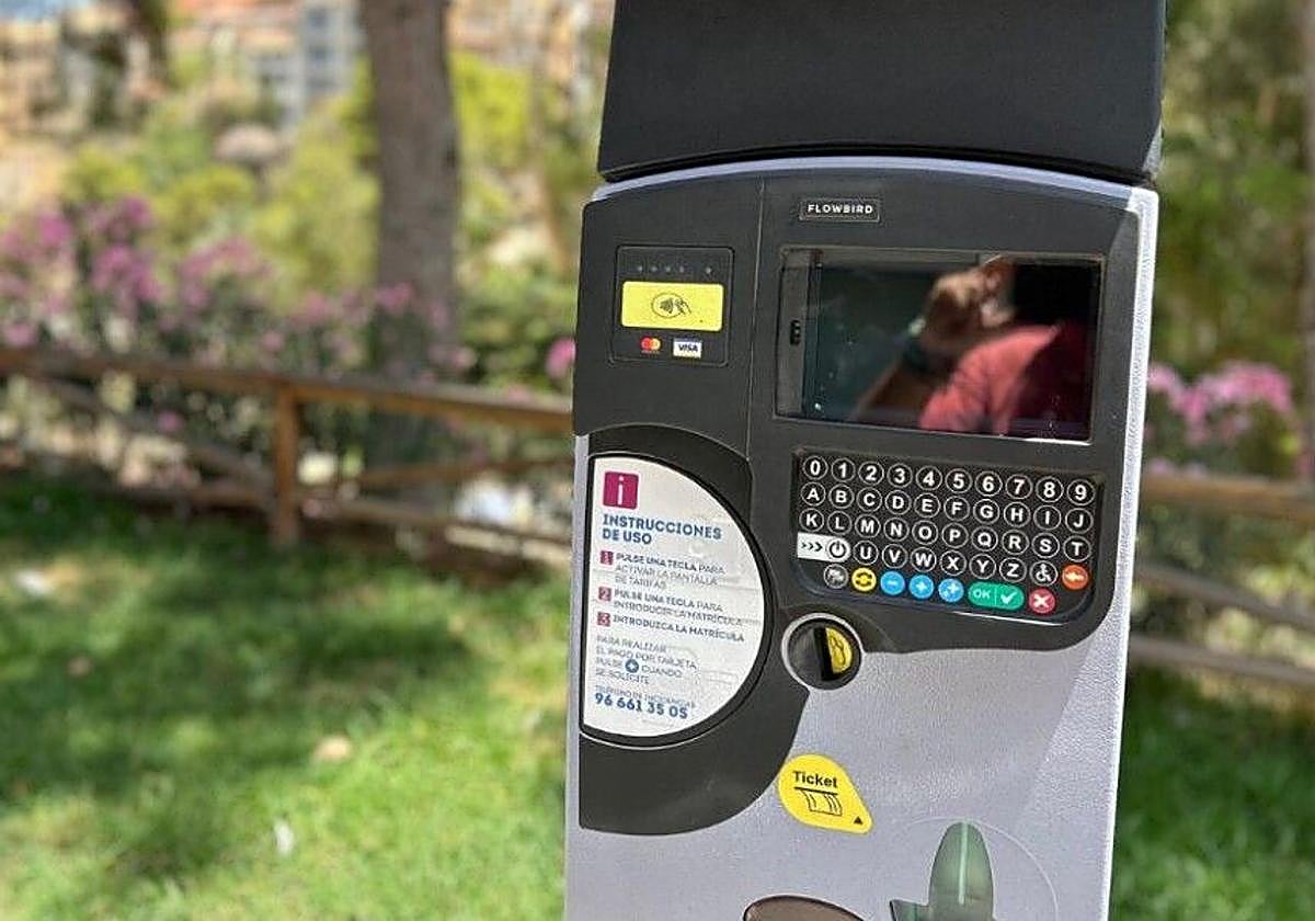 Parquímetro de la ciudad de Elche