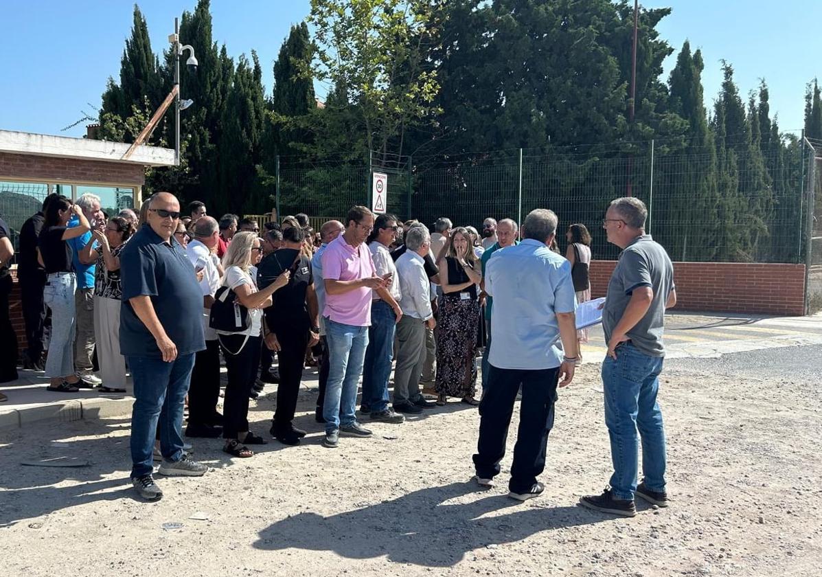 Protest at Fontcalent prison.