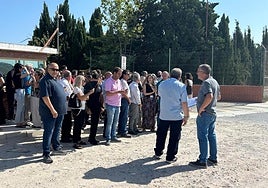 Concentración en la prisión de Fontcalent.