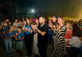 José Muñoz junto a Alba Muñoz en Florida Portazgo.