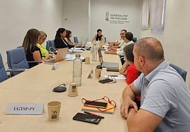 Sesión de la mesa de Educación en la que se han presentado las instrucciones para el próximo curso.