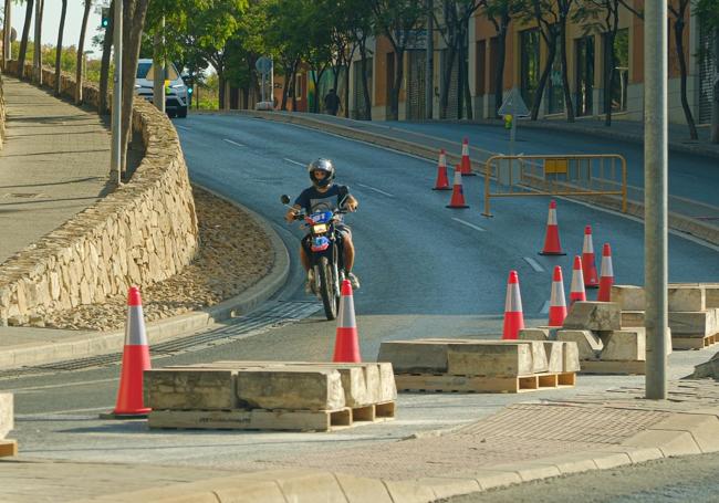 Obras en la calle Vázquez de Mella.