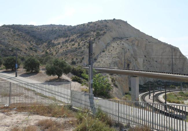 Vista de la Serra Grossa de Alicante.