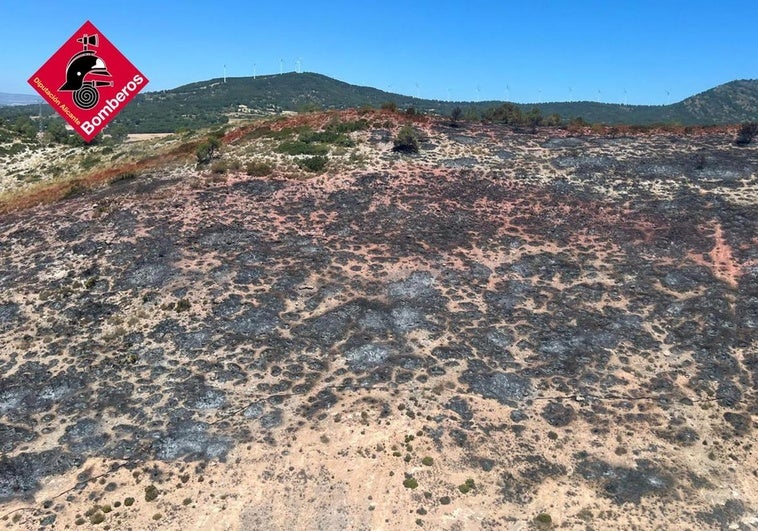 Zona incendiada