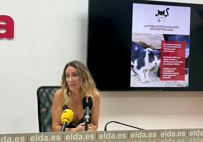 La concejala de Protección Animal, Cristina Rodríguez.