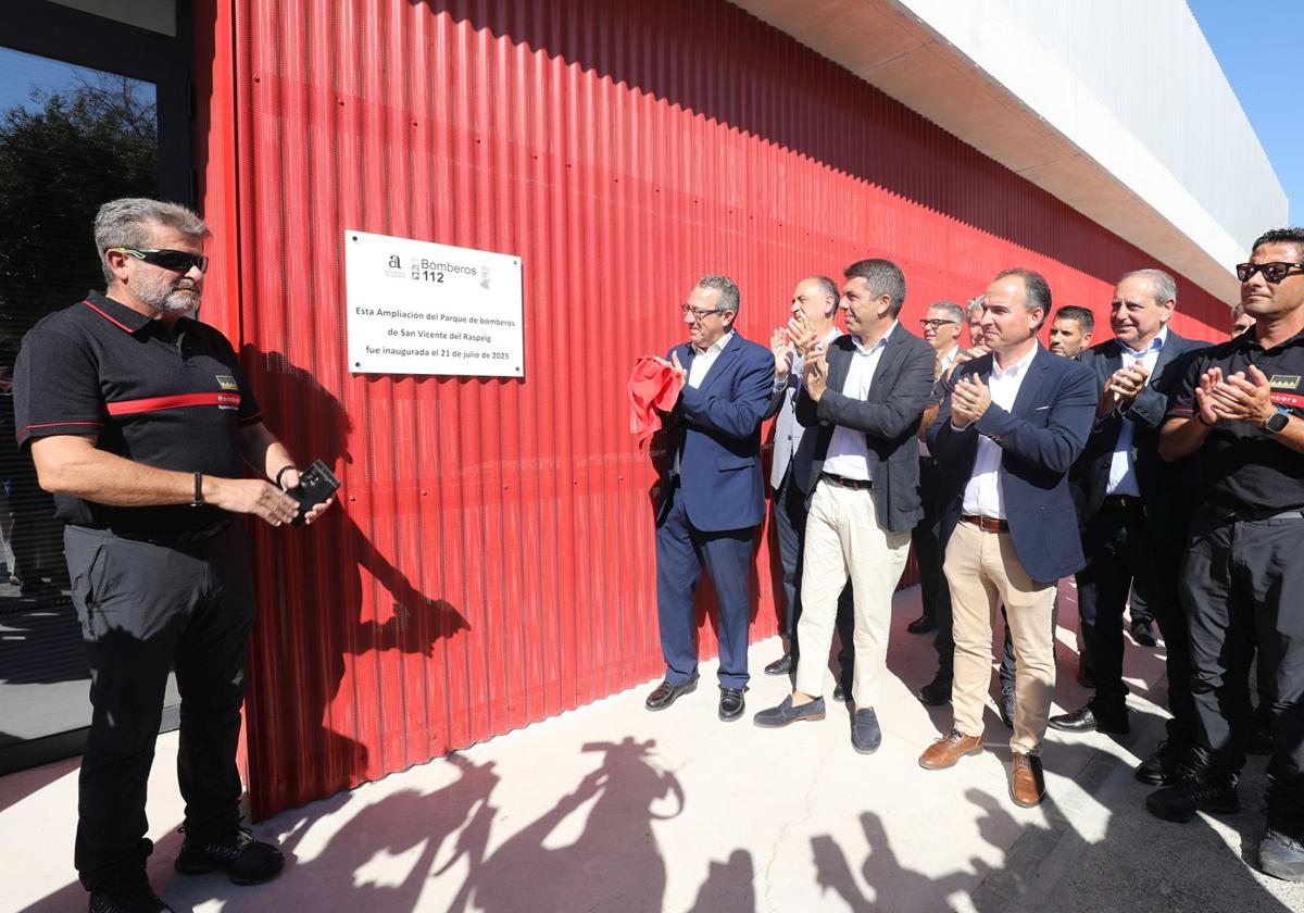 Inauguración de la ampliación del Parque de Bomberos de San Vicente del Raspeig.