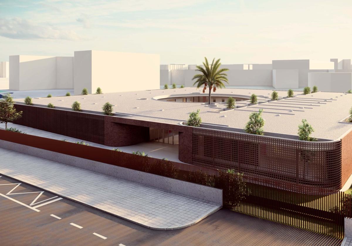 Rendering of the new Somni School in Alicante.