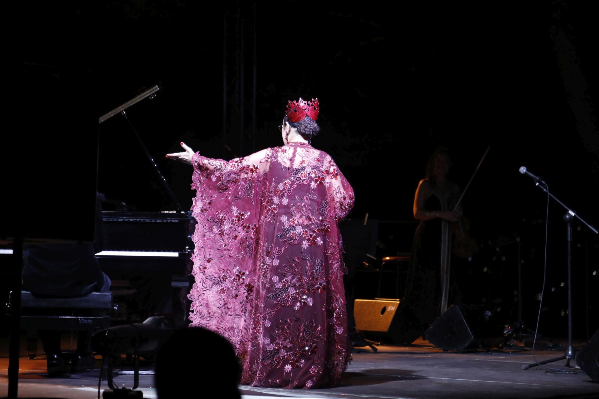Martirio deslumbra en el festival Música al Castell de Dénia
