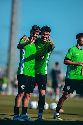 Aleix Febas y Josan durante esta pretemporada