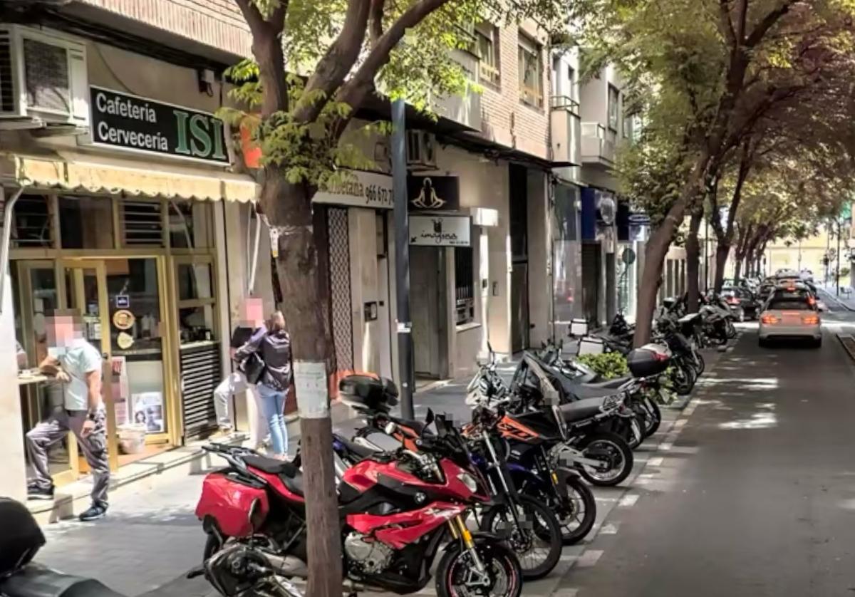La calle Portugal de Alicante tendrá cortes de luz.