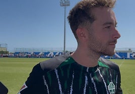 Marc Aguado tras el partido frente al Getafe CF