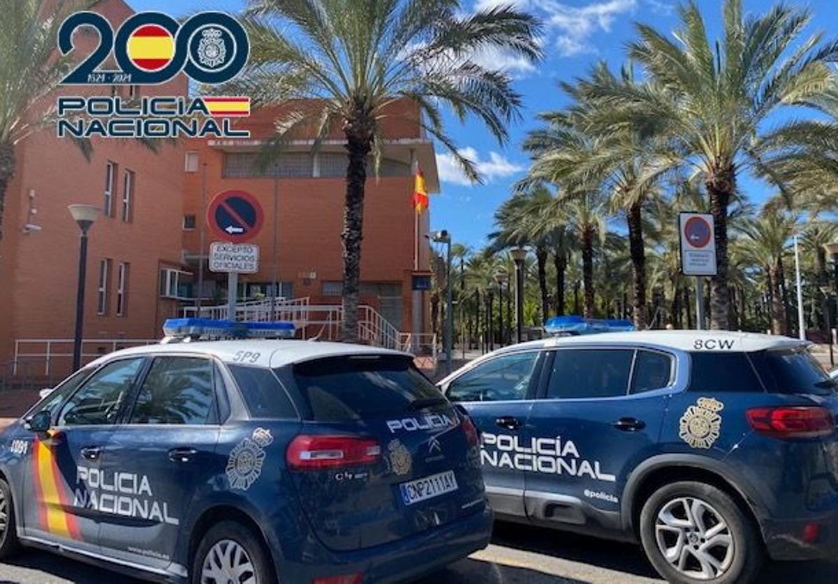 Image of the National Police station in Elche.