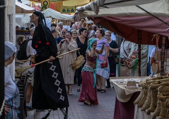 Calles del 'Mercat Medieval' de Teulada