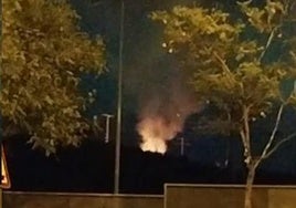 Conato de incendio en una colina del Pau 2.