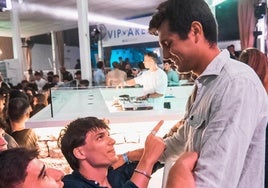Vito Quiles en la discoteca Molí.