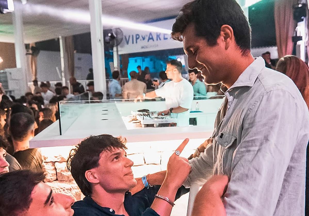 Vito Quiles en la discoteca Molí.