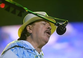 El concierto de Santana en imágenes