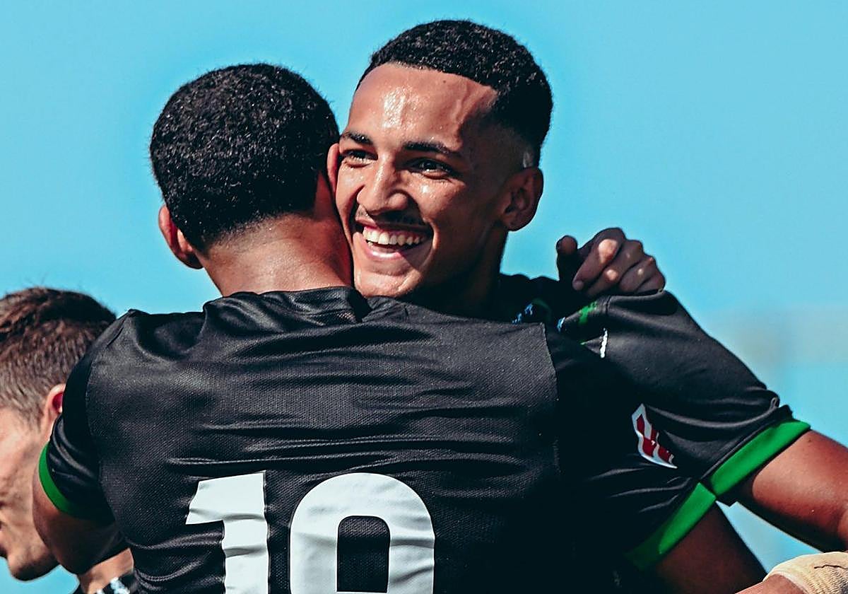 Mourad y Álvaro Rodriguez durante esta pretemporada