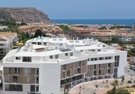 Edificio de la promoción de AEDAS Homes en Xàbia.