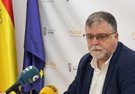 Fulgencio Cerdán, alcalde de Villena.