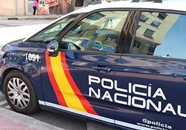 Vehículo de la Policía Nacional.