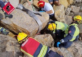 Operación de rescate en Torrevieja.