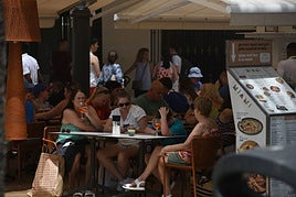 Terraza de un bar en Alicante