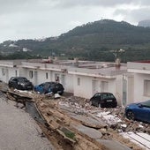 El vial de acceso a Balcón de Bernia que será reconstruido tras el derrumbe de 2022